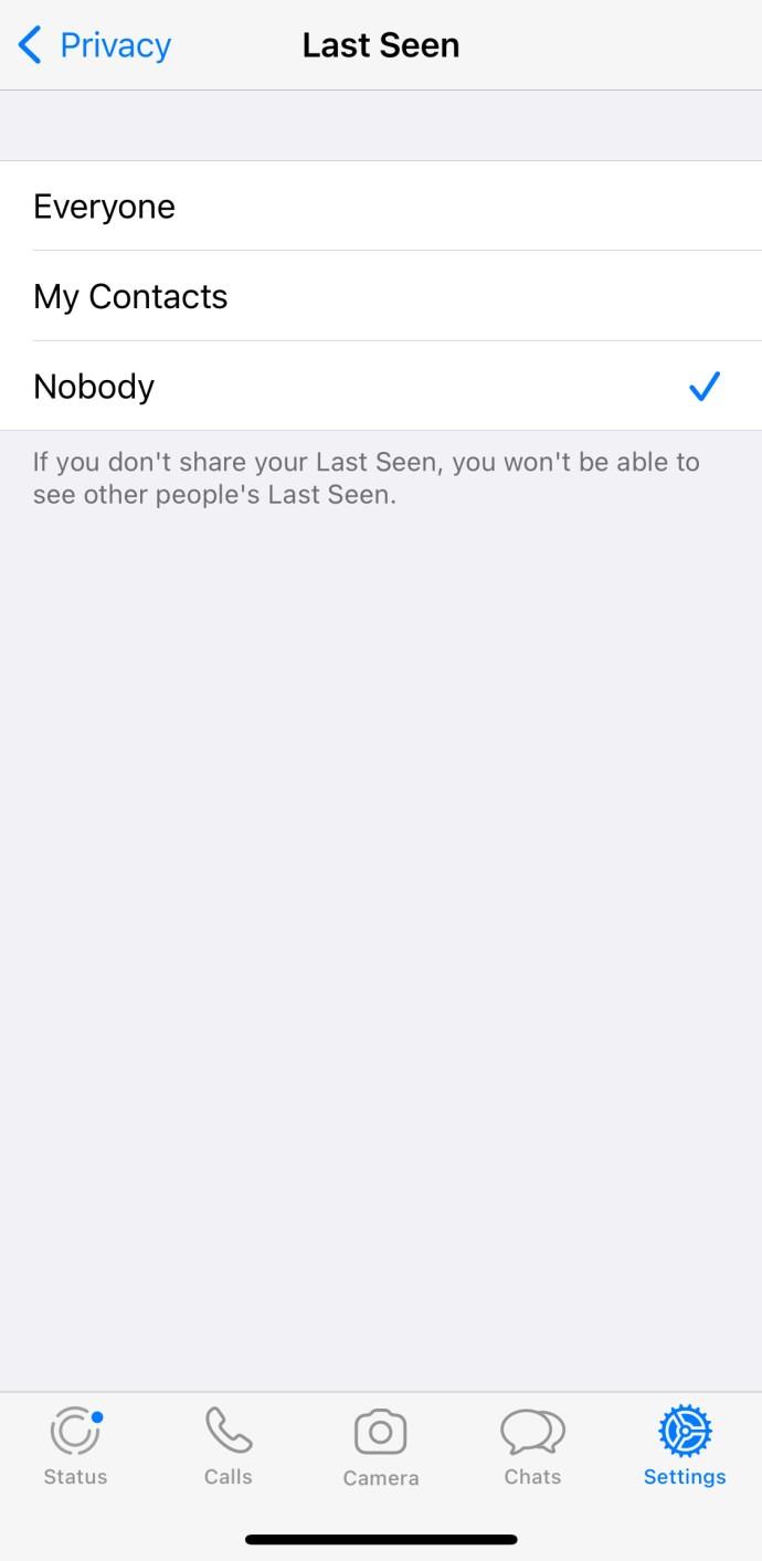 Como ocultar seu “visto pela última vez” no WhatsApp