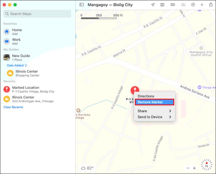 Comment supprimer ou supprimer une épingle dans Apple Maps