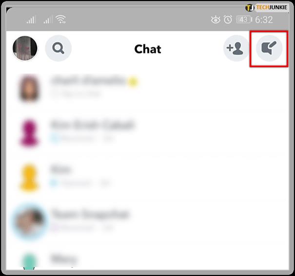 Comment créer une discussion de groupe dans Snapchat