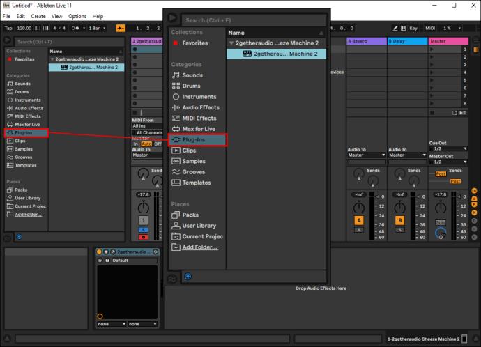 Comment utiliser les plugins avec Ableton