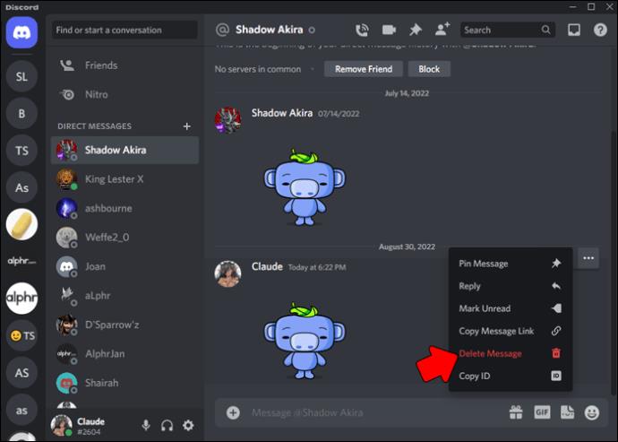 Comment supprimer les DM Discord d'un PC ou d'un appareil mobile