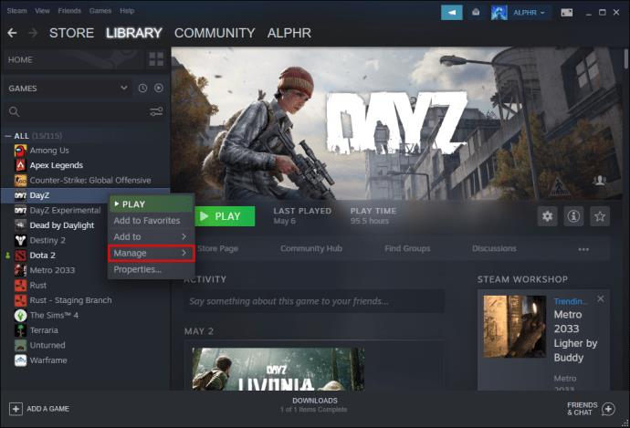 Cum să ștergeți activitatea jocului din Steam