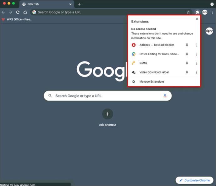 Comment épingler des extensions à la barre dans Chrome