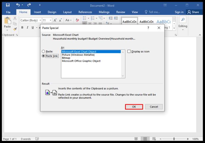 How To Create A Graph In Word