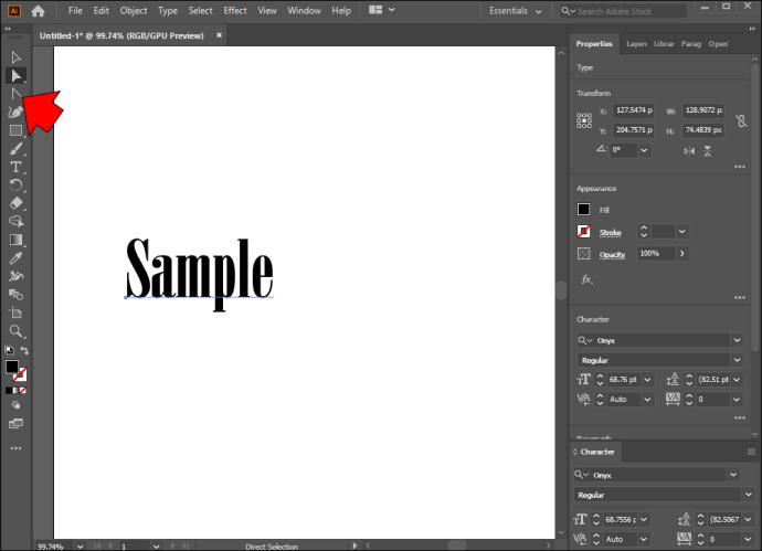 Comment faire du texte une forme dans Illustrator