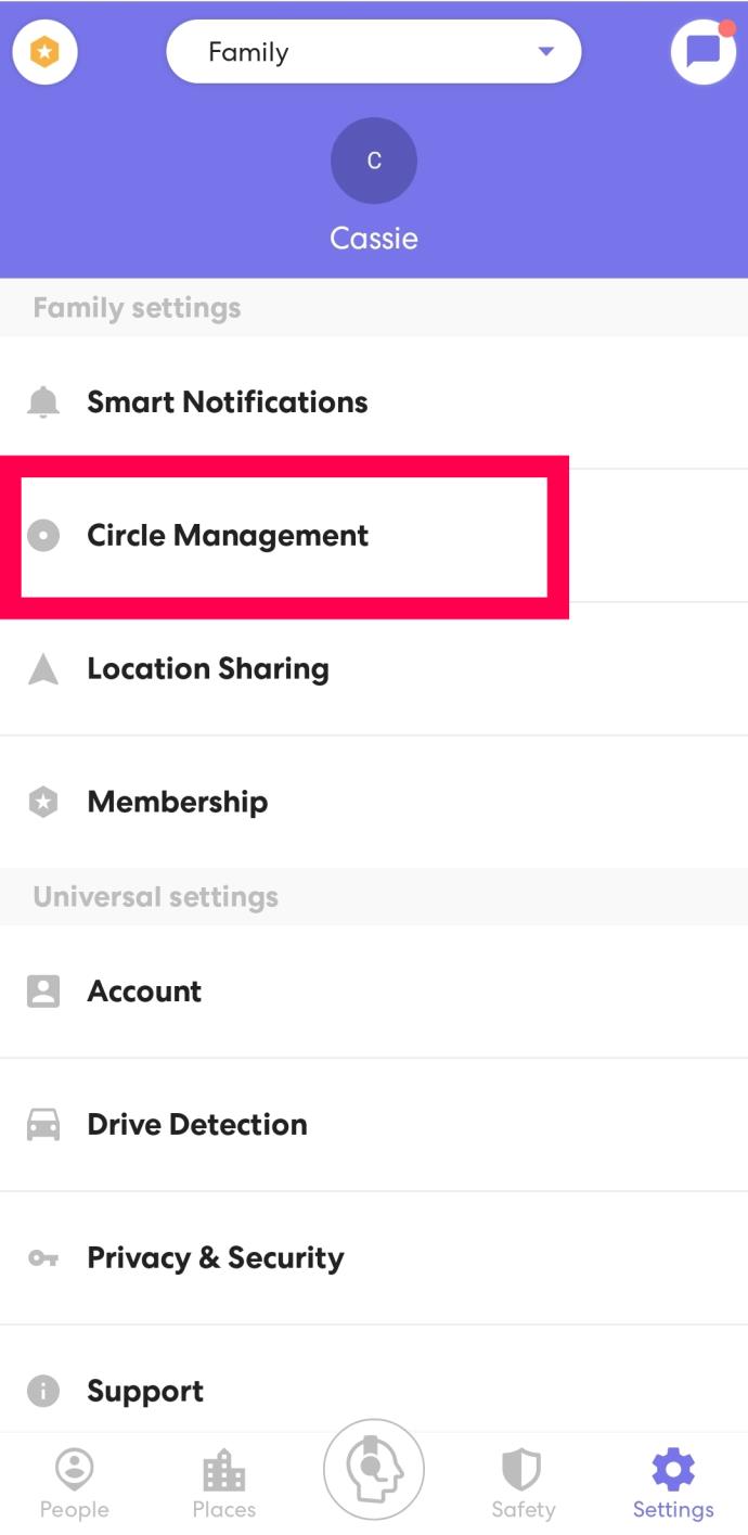 How To Change The Name Of A Circle On Life360