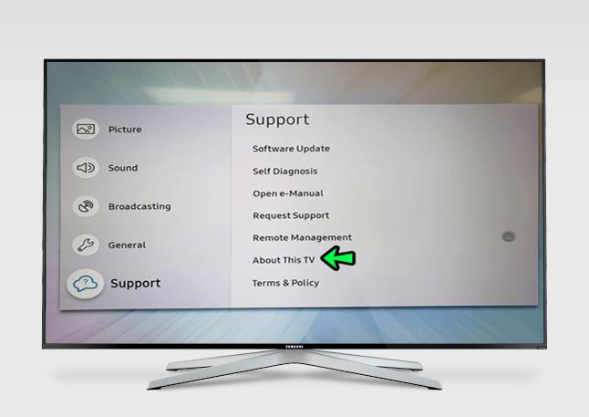 Samsung TV の言語を変更する方法