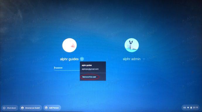 How To Remove An Account From A Chromebook