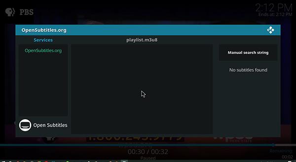 วิธีเพิ่มคำบรรยายใน Kodi