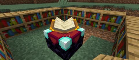 Minecraft में मुग्ध पुस्तकों का उपयोग कैसे करें