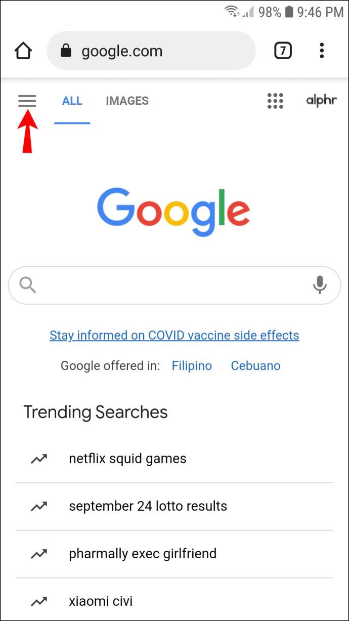 How To Turn Off Trending Searches On Google