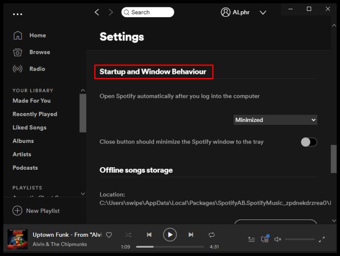Comment désactiver l'ouverture de Spotify au démarrage dans Windows 10