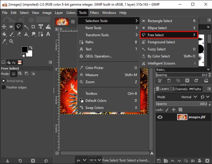 How To Move A Selection In Gimp