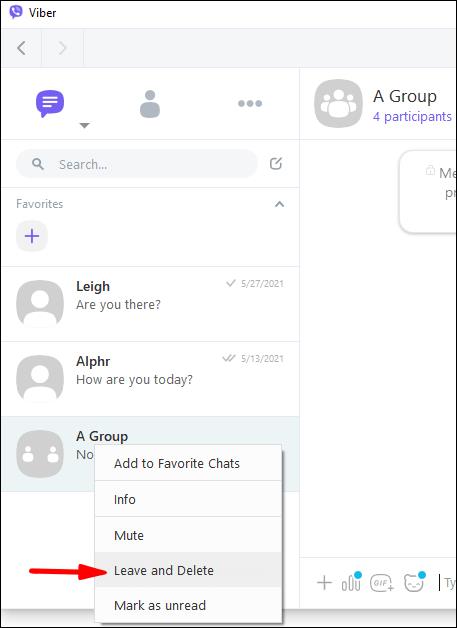 How To Leave A Group In Viber