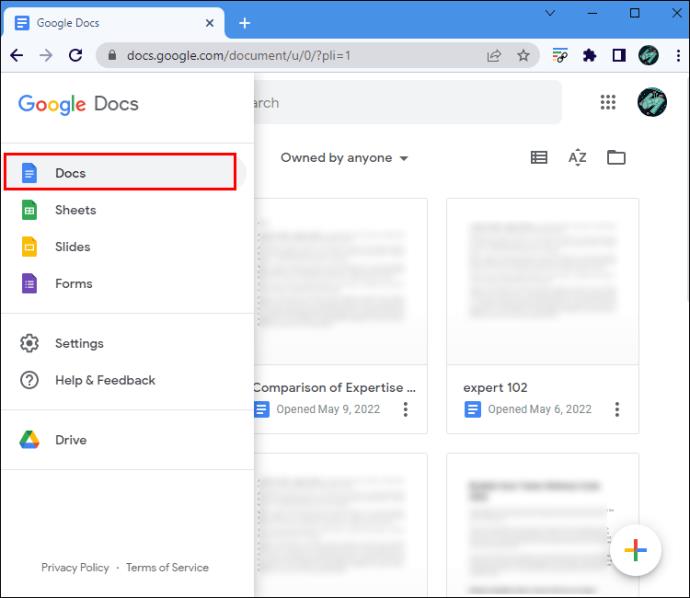 How To Open A DOCX File With Google Docs