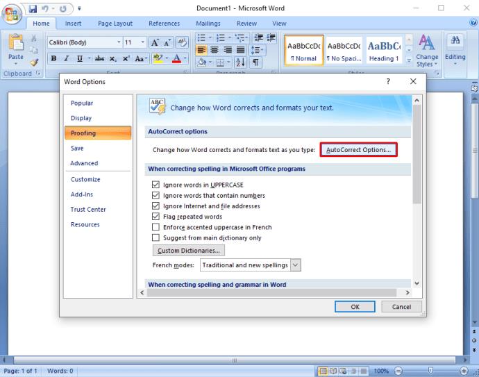 How To Turn Off AutoCorrect In Microsoft Word