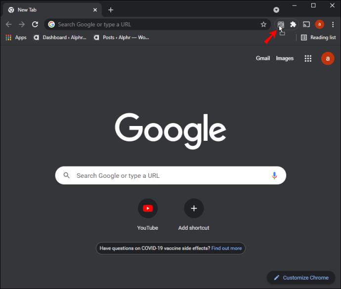 Comment épingler des extensions à la barre dans Chrome