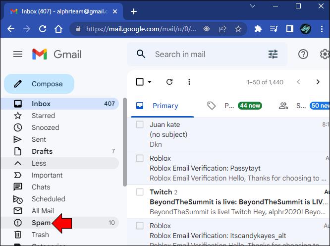 Como visualizar seus e-mails bloqueados no Gmail