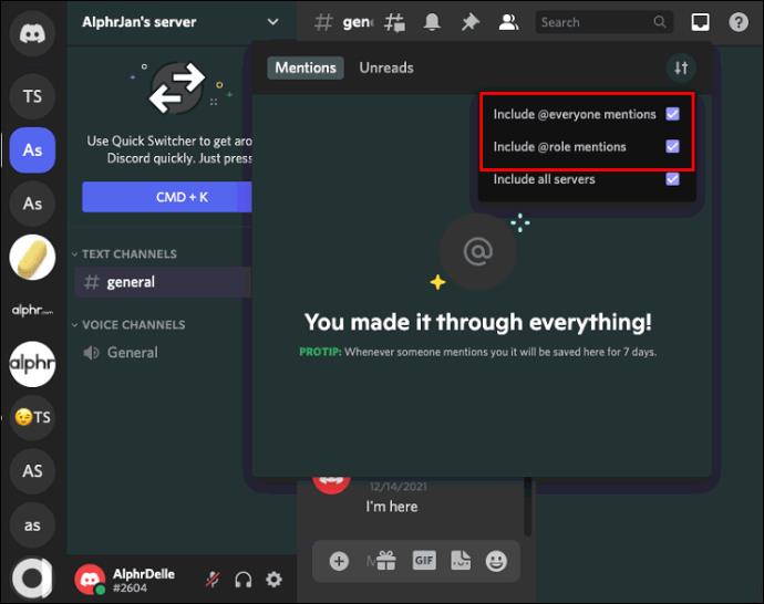 How To Check Who Pinged You In Discord