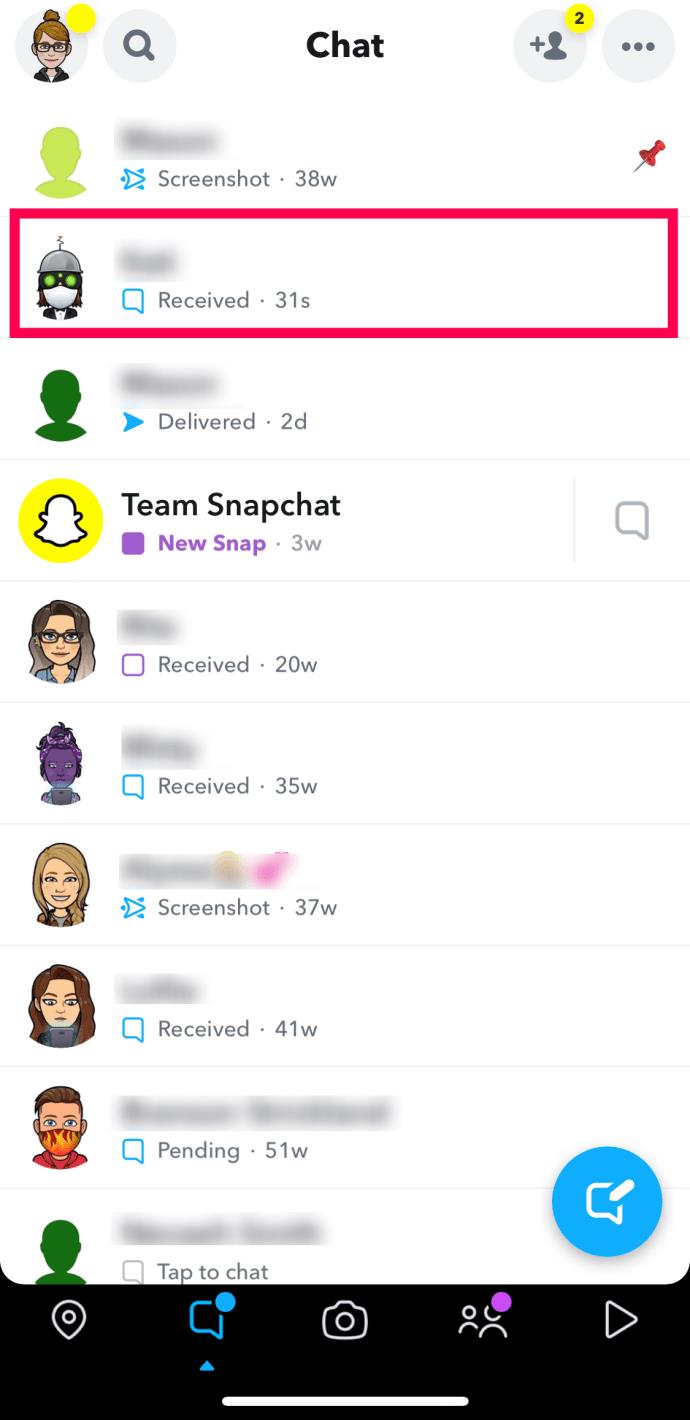 كيفية إيقاف تشغيل إخطارات الكتابة على Snapchat