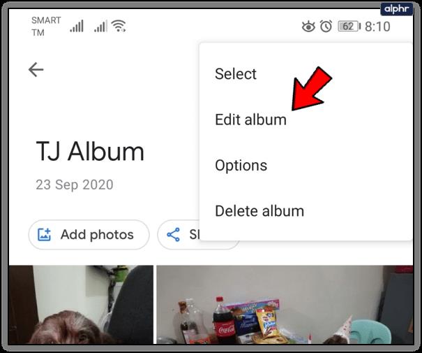 Comment ajouter du texte dans Google Photos