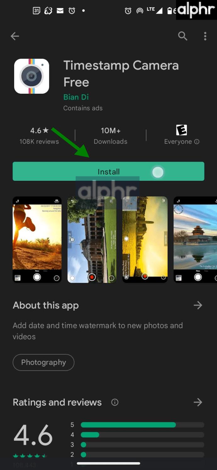 Comment ajouter des horodatages aux photos sur Android