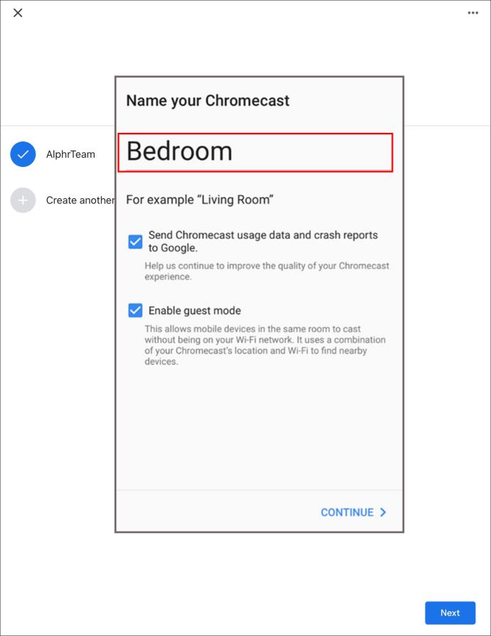 iPad から Chromecast を視聴する方法