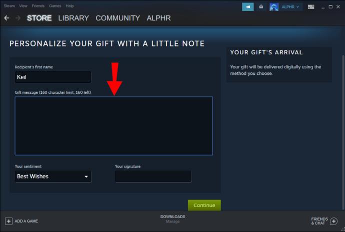 Comment offrir un jeu à partir de votre bibliothèque Steam
