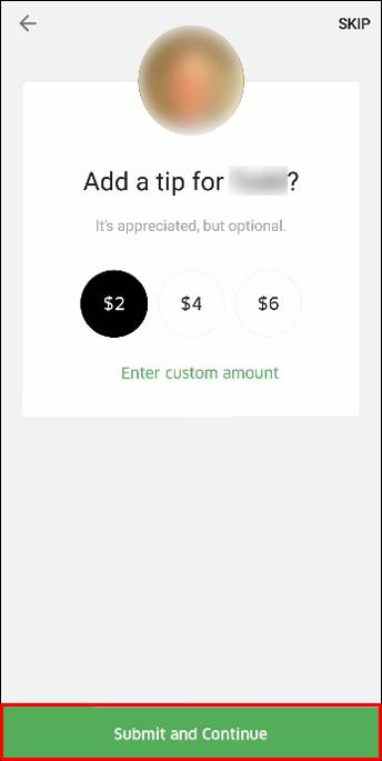 Comment ajouter un pourboire dans l'application Uber ou Uber Eats