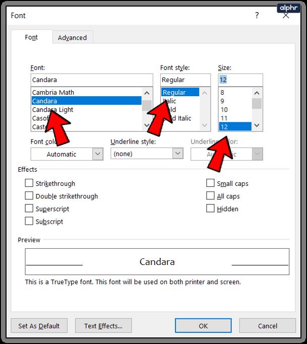 How To Change The Default Font In Microsoft Word