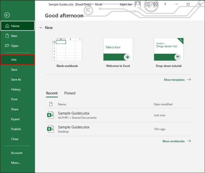 How To Revert To The Previous Version Of An Excel File