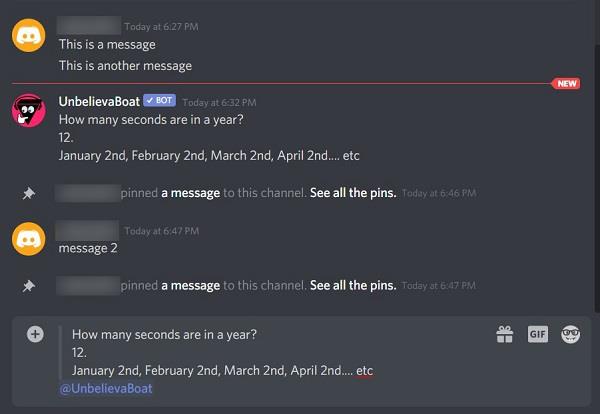 Comment afficher les messages Discord