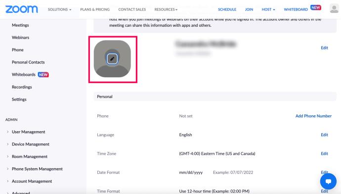 How To Change Or Set Your Profile Picture In Zoom