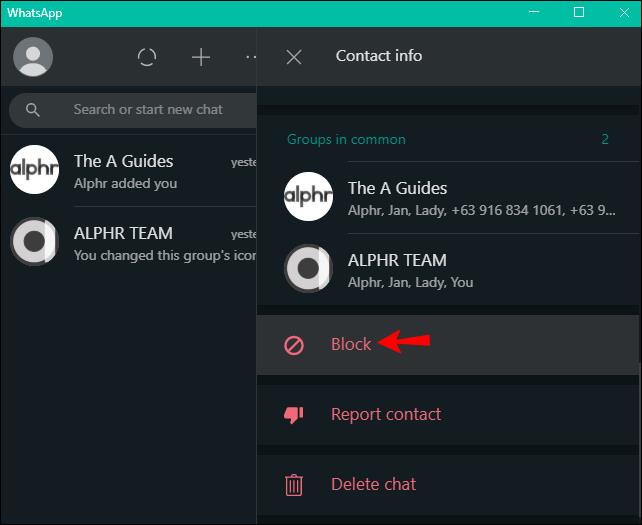 How To Block A Group In WhatsApp