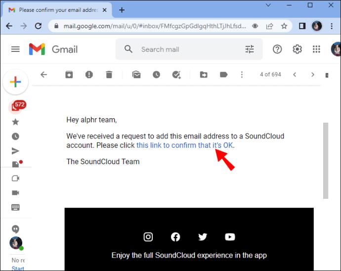 Как изменить свой адрес электронной почты в SoundCloud