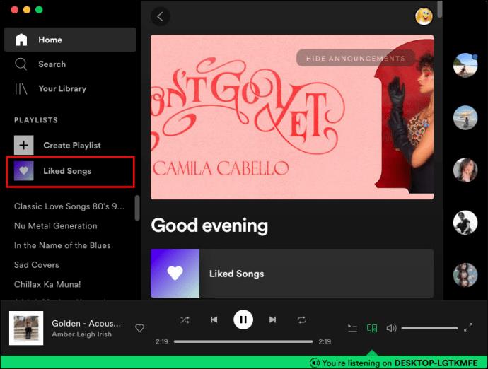 Comment supprimer des chansons aimées dans l'application Spotify