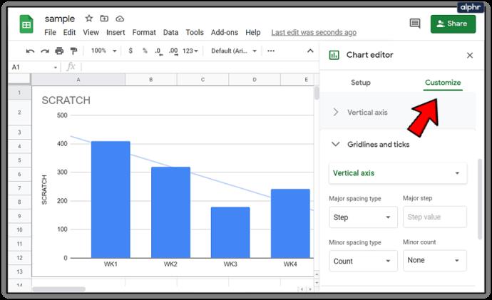 Comment ajouter une ligne de tendance à Google Sheets