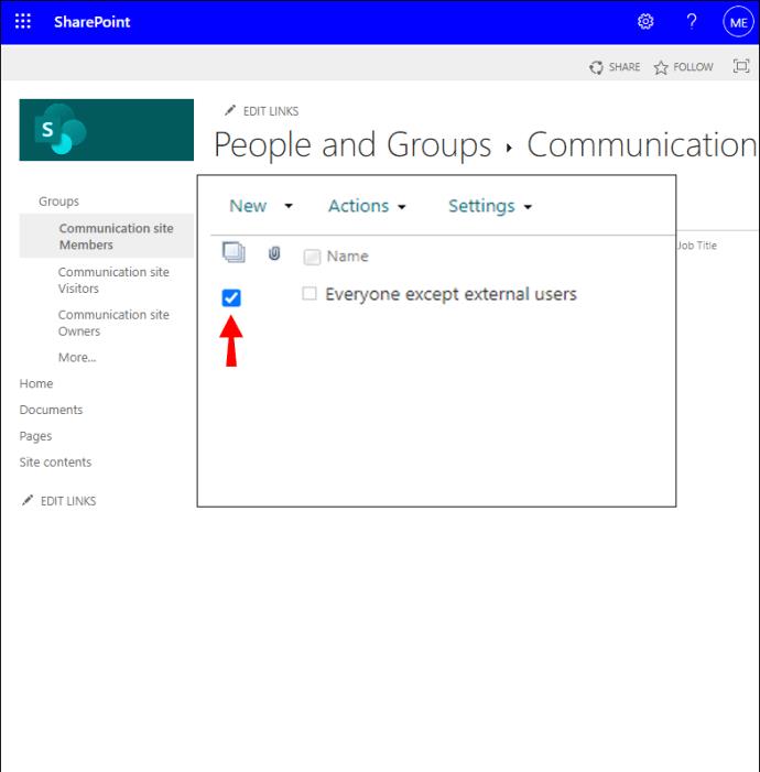 كيفية إضافة أعضاء إلى مجموعة في SharePoint