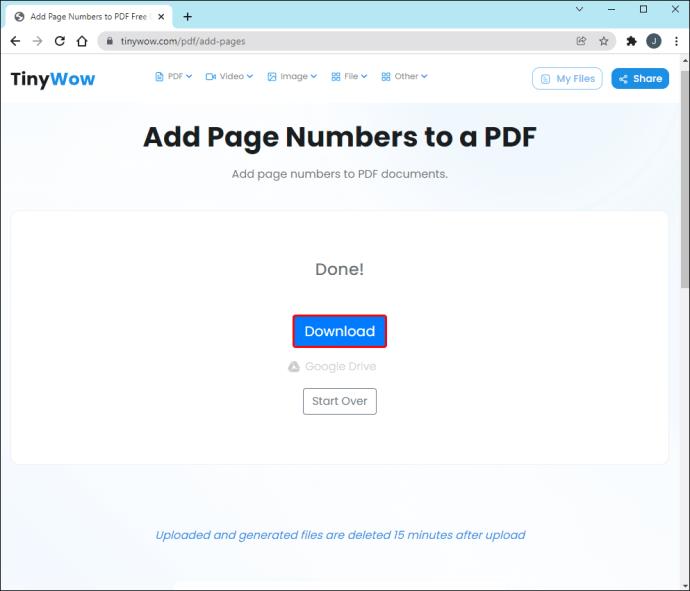 How To Add Page Numbers To A PDF