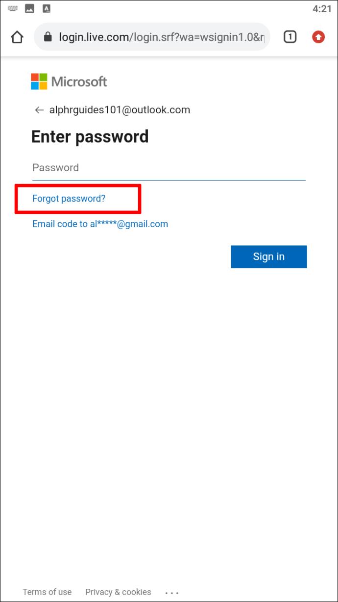 How To Reset And Change Your Microsoft Password