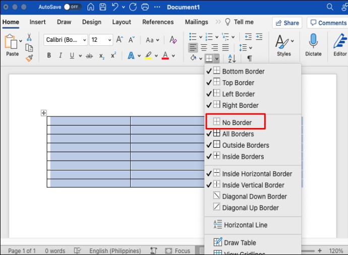 How To Create An Invisible Table In Word