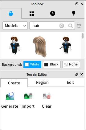 Comment faire des cheveux dans Roblox