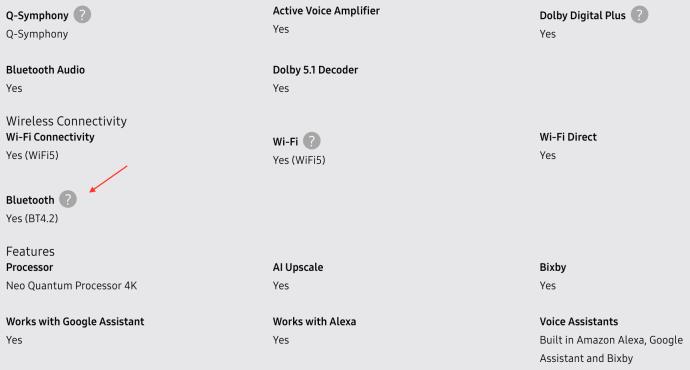 Comment savoir si votre téléviseur Samsung est équipé de Bluetooth