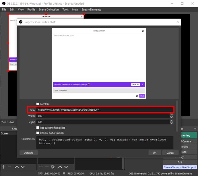 How To Get Chat On Screen In OBS