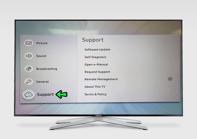 Samsung TV の言語を変更する方法