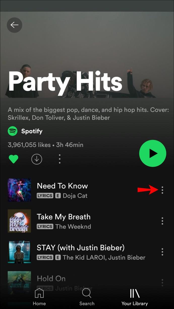 कैसे Spotify में एक प्लेलिस्ट में संगीत जोड़ें