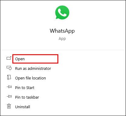 Comment faire un appel vidéo WhatsApp dans Windows 10