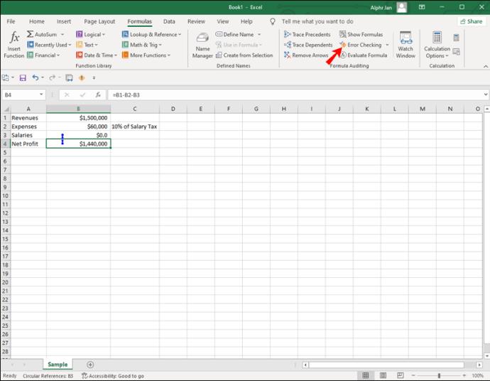 How To Find A Circular Reference In Excel