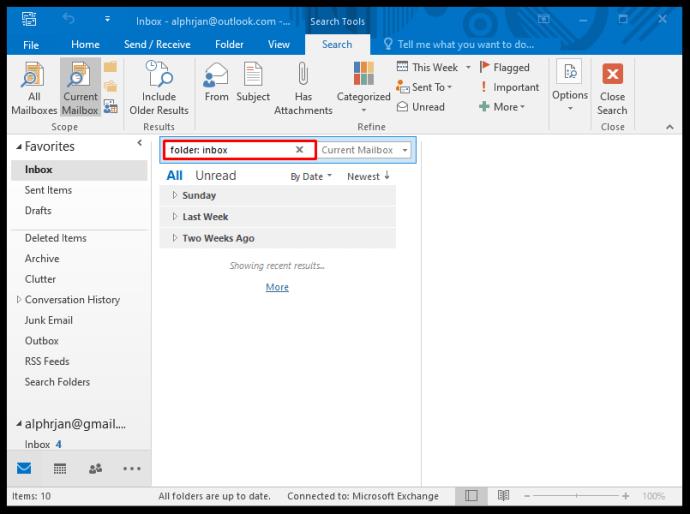 How To View All Mail In Outlook