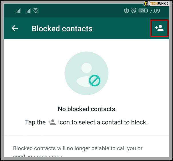 Comment bloquer un contact dans WhatsApp